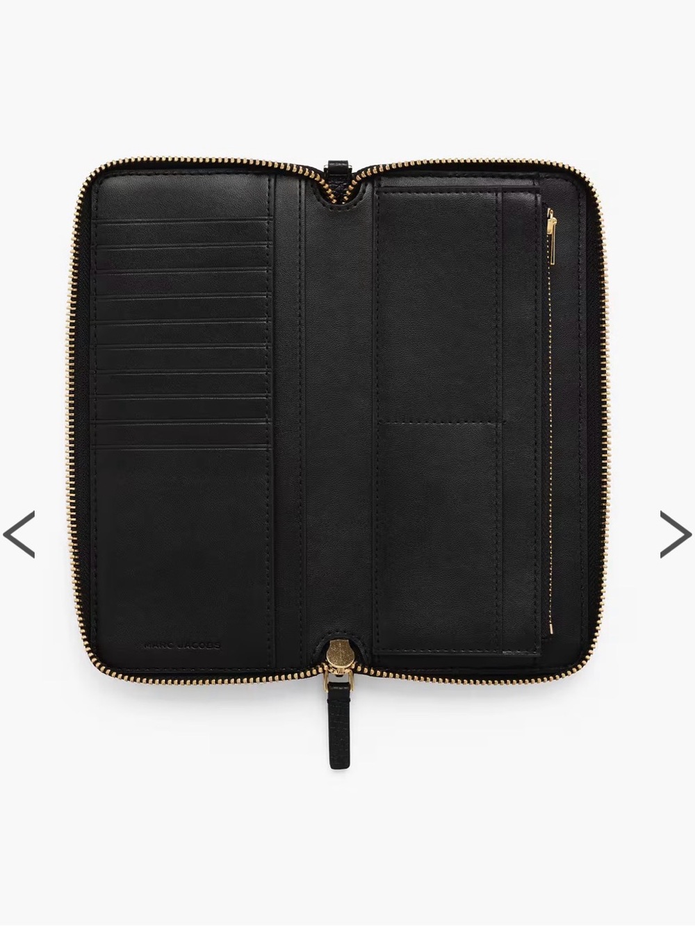 NWT Marc Jacobs The Leather Continental Wallet in Black - Picture 5 of 5